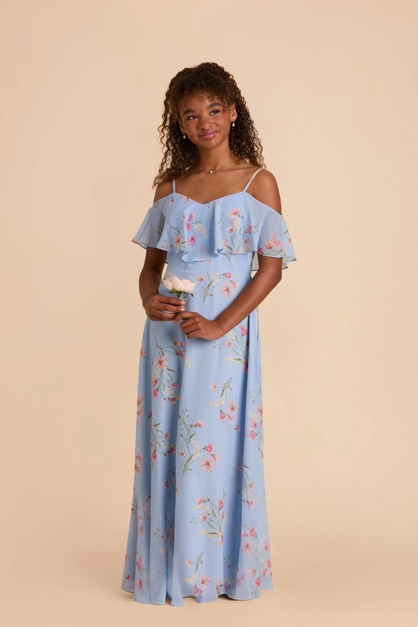 Janie Convertible Junior Dress - Periwinkle Blue Le Fleur sold by Birdy Grey product image thumbnail 2