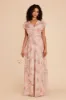 Violet Chiffon Dress - Vintage Pink Floral sold by Birdy Grey