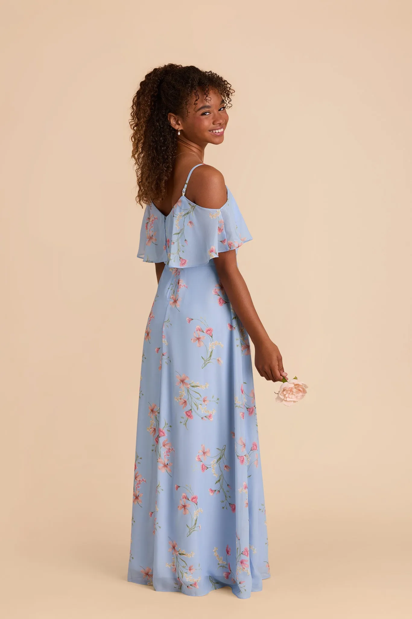 Janie Convertible Junior Dress - Periwinkle Blue Le Fleur sold by Birdy Grey product image thumbnail 4