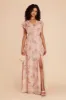 Violet Chiffon Dress - Vintage Pink Floral sold by Birdy Grey