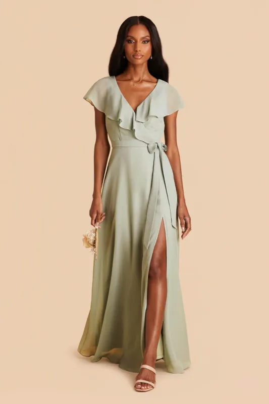 Jackson Chiffon Dress - Sage sold by Birdy Grey