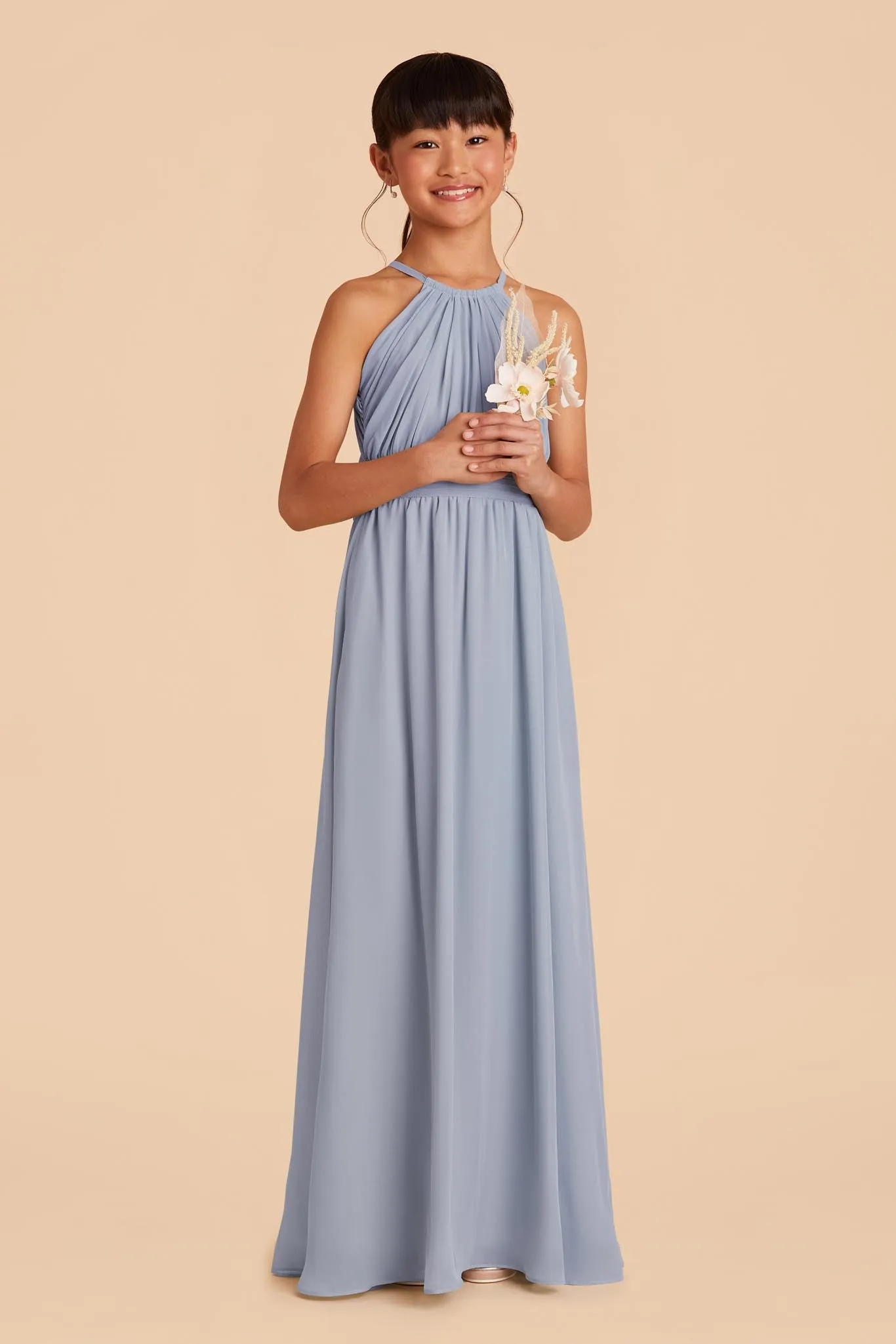 Sienna Junior Dress - Dusty Blue sold by Birdy Grey product image thumbnail 2