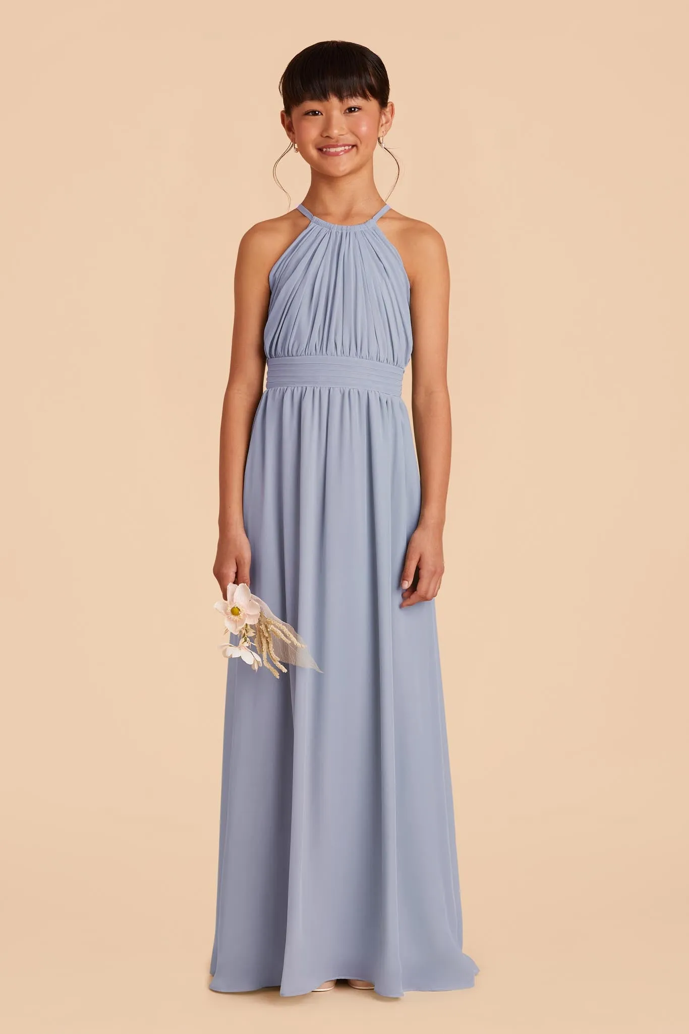 Sienna Junior Dress - Dusty Blue sold by Birdy Grey