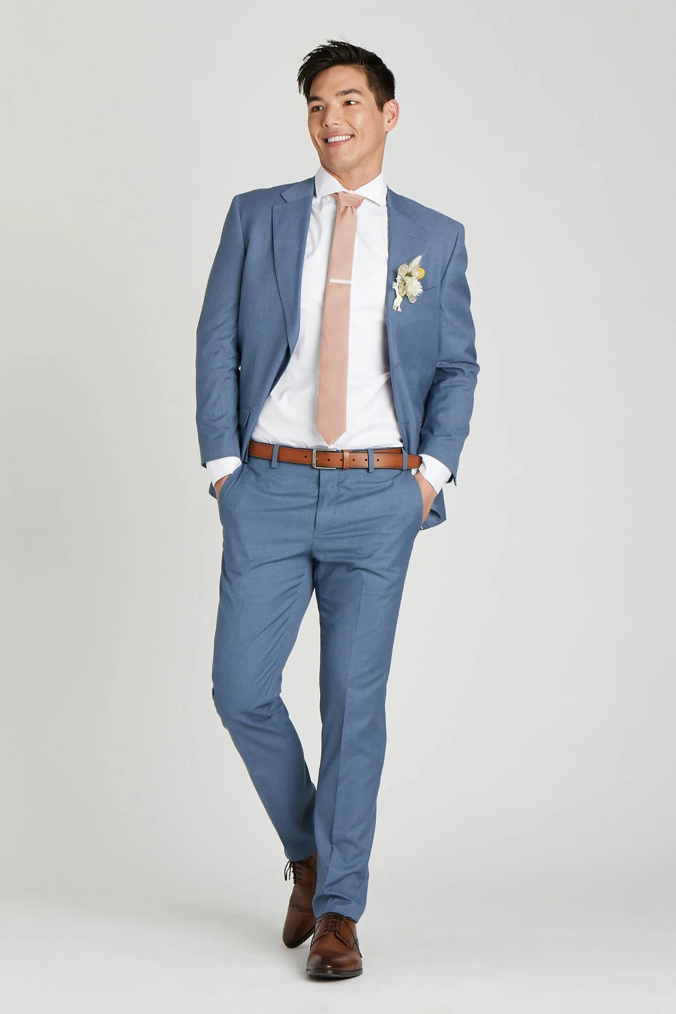 Simon Necktie - Rose Gold sold by Birdy Grey product image thumbnail 3