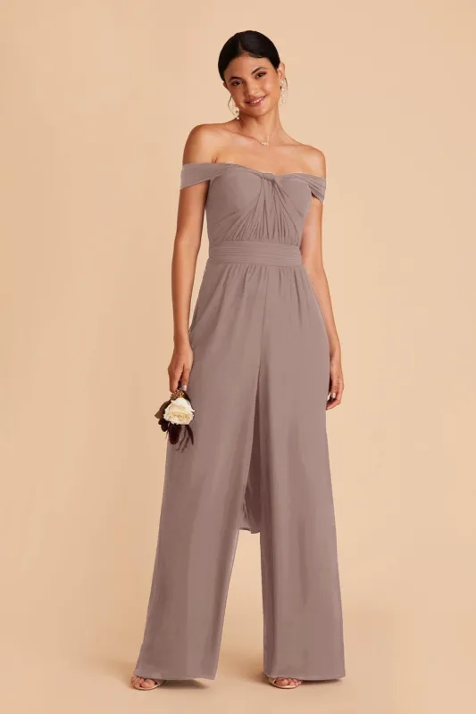 Gigi Convertible Jumpsuit - Toffee made by Birdy Grey