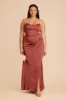 Anne Matte Satin Dress - Spice sold by Birdy Grey