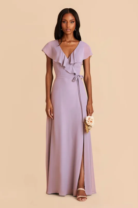 Jackson Chiffon Dress - Lavender sold by Birdy Grey