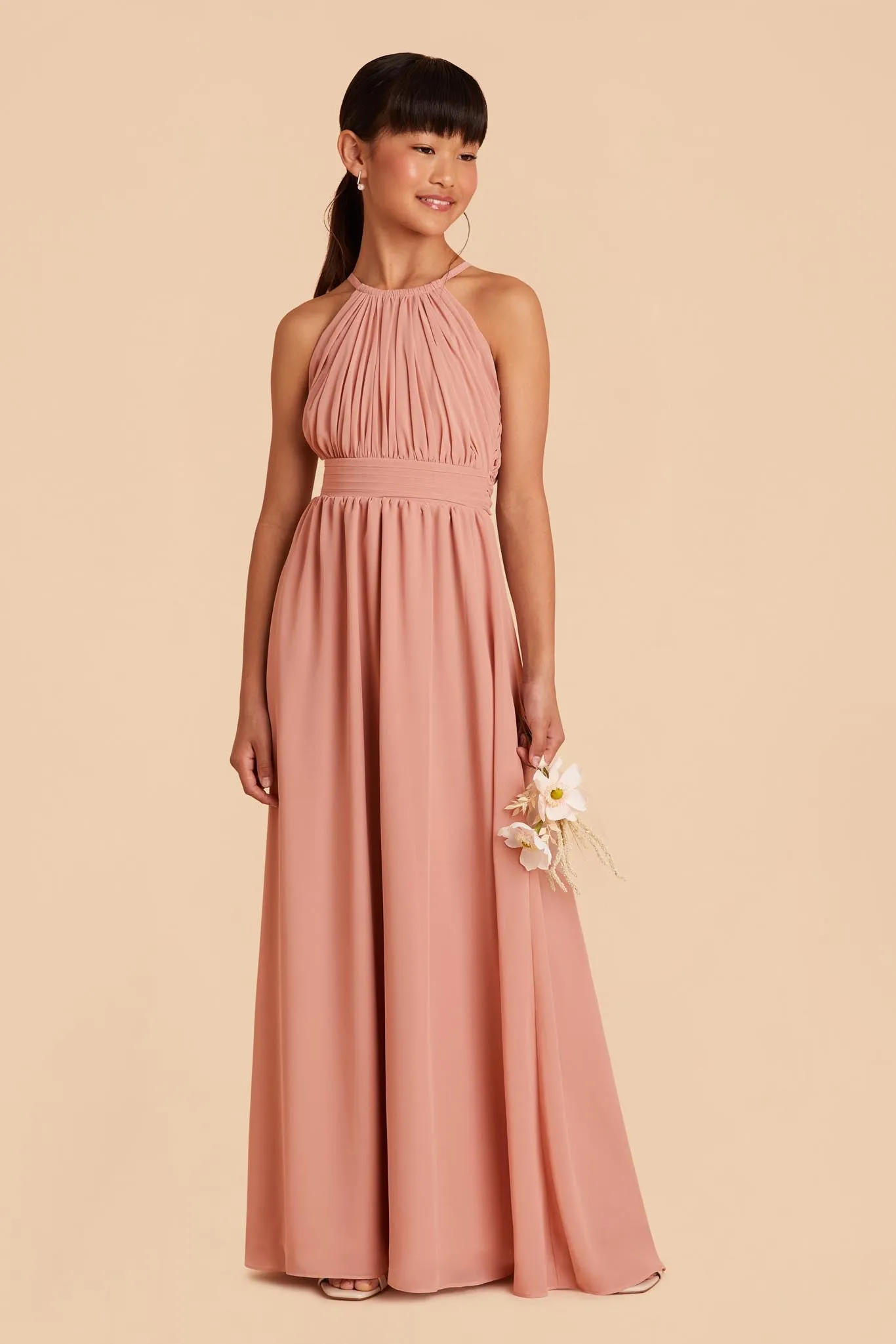 Sienna Junior Dress - Dusty Rose sold by Birdy Grey product image thumbnail 2