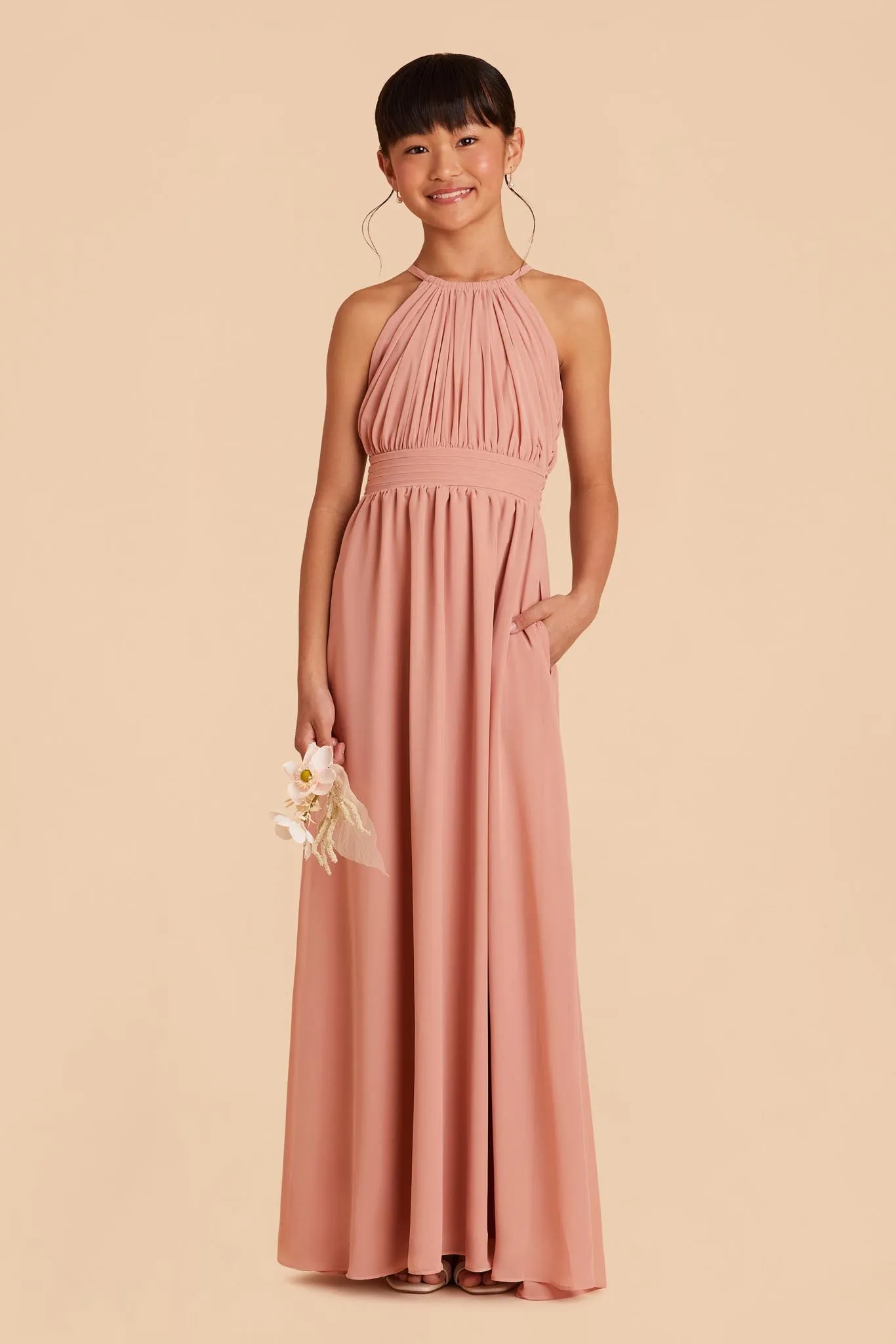 Sienna Junior Dress - Dusty Rose sold by Birdy Grey product image thumbnail 3