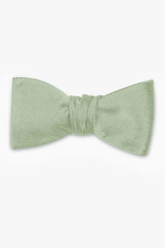 Daniel Bow Tie - Pale Pistachio sold by Birdy Grey