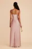 Lisa Long Matte Satin Dress - English Rose sold by Birdy Grey