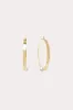 South Beach Pearl Hoop Earrings - Gold sold by Birdy Grey
