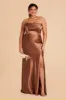 Mia Shiny Satin Convertible Dress - Rust sold by Birdy Grey