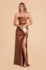 Mia Shiny Satin Convertible Dress - Rust sold by Birdy Grey
