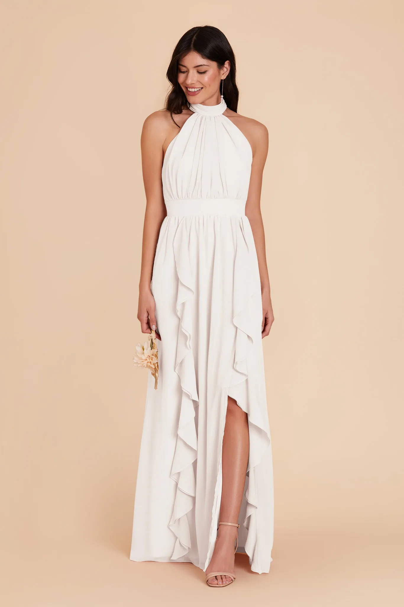 Joyce Chiffon Dress - White sold by Birdy Grey product image thumbnail 4