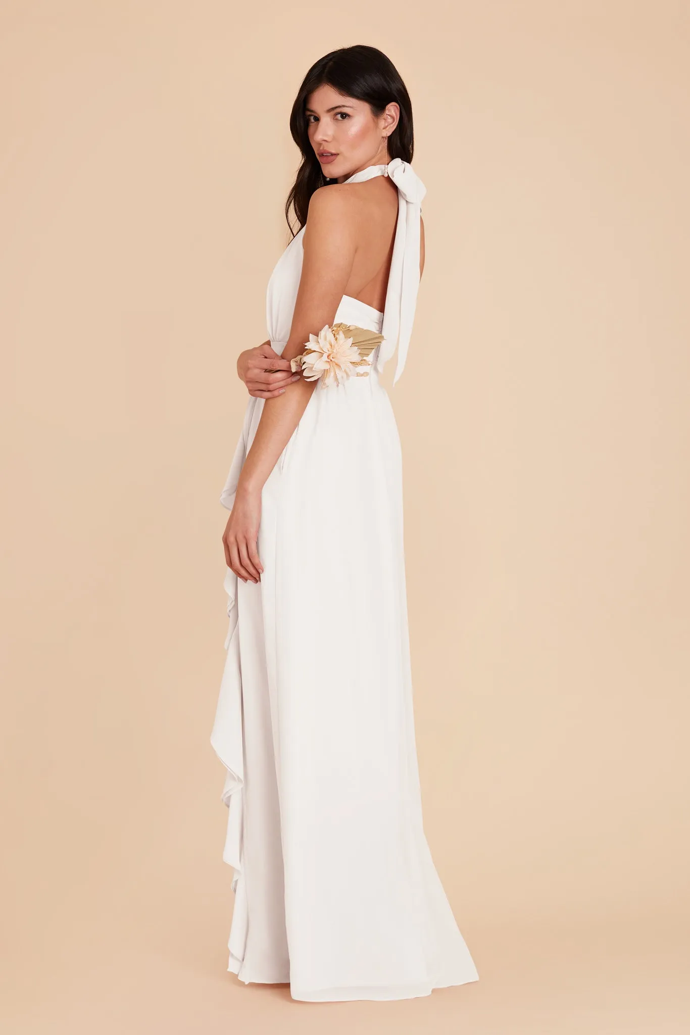 Joyce Chiffon Dress - White sold by Birdy Grey product image thumbnail 5