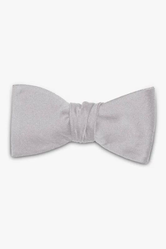 Daniel Bow Tie - Platinum sold by Birdy Grey