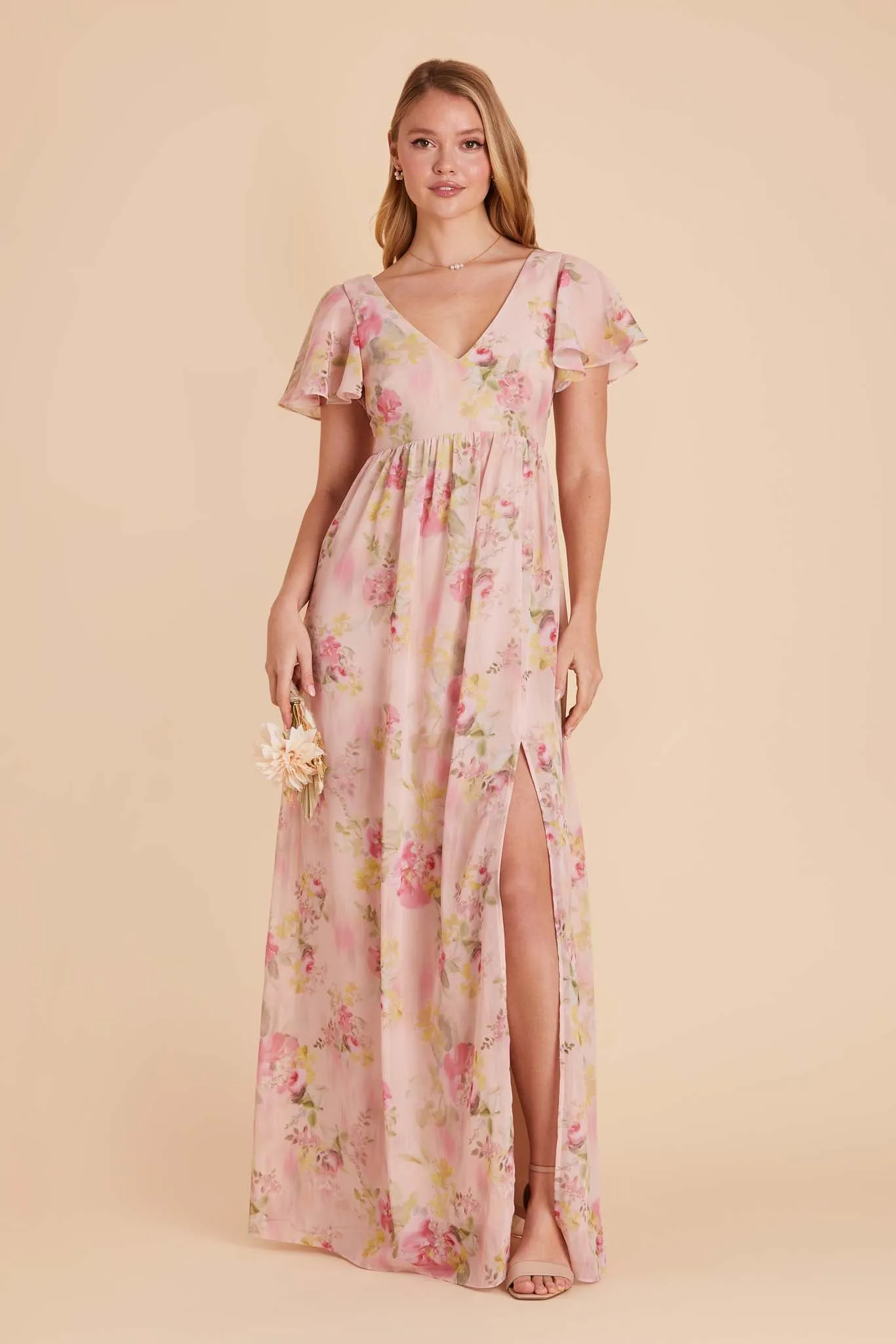 Hannah Empire Dress - Vintage Pink Floral sold by Birdy Grey product image thumbnail 4