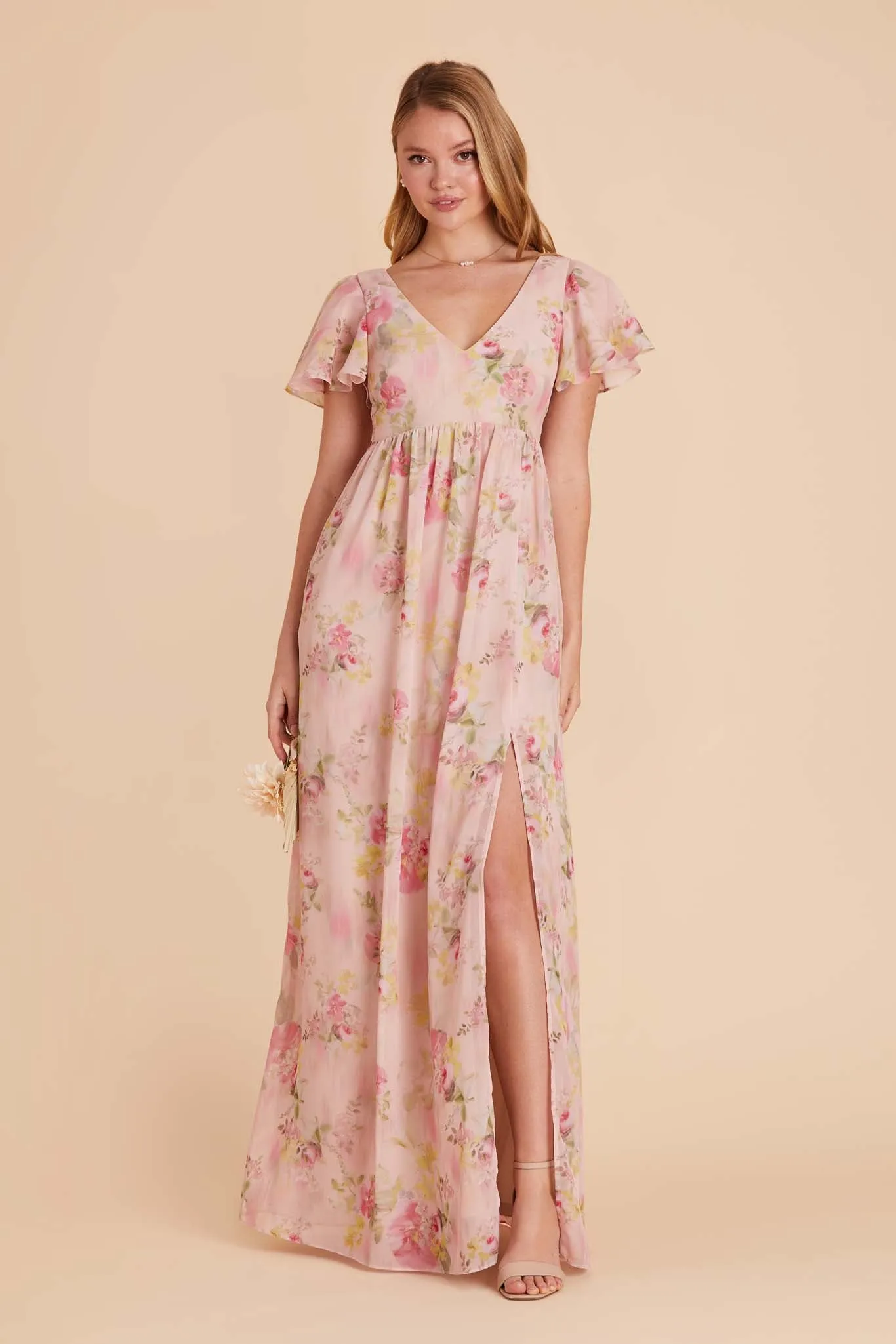 Hannah Empire Dress - Vintage Pink Floral sold by Birdy Grey product image thumbnail 5