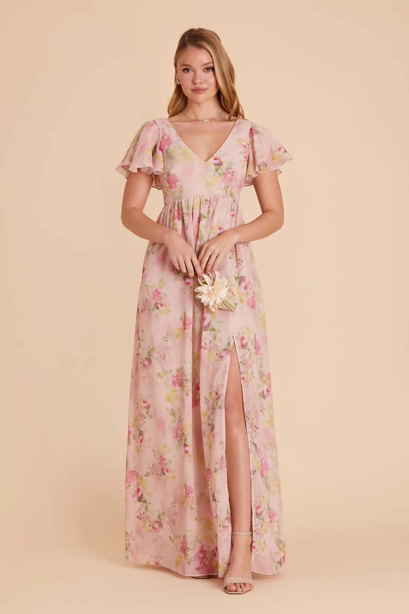 Hannah Empire Dress - Vintage Pink Floral sold by Birdy Grey product image thumbnail 3