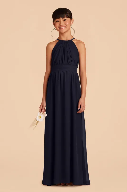 Sienna Junior Dress - Navy sold by Birdy Grey