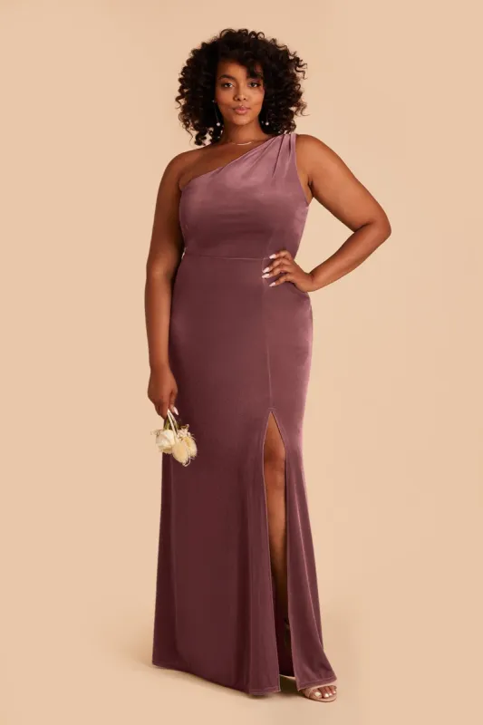 Kira Velvet Dress - Desert Rose sold by Birdy Grey