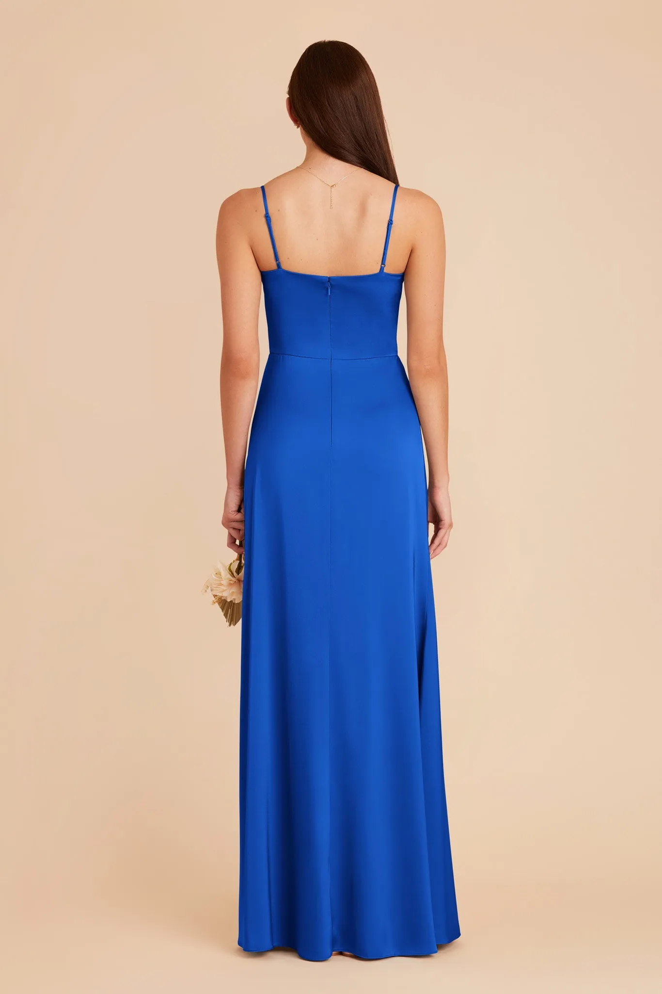 Jennifer Matte Satin Dress - Cobalt Blue sold by Birdy Grey product image thumbnail 5