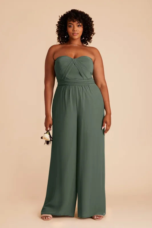 Gigi Convertible Jumpsuit - Eucalyptus sold by Birdy Grey