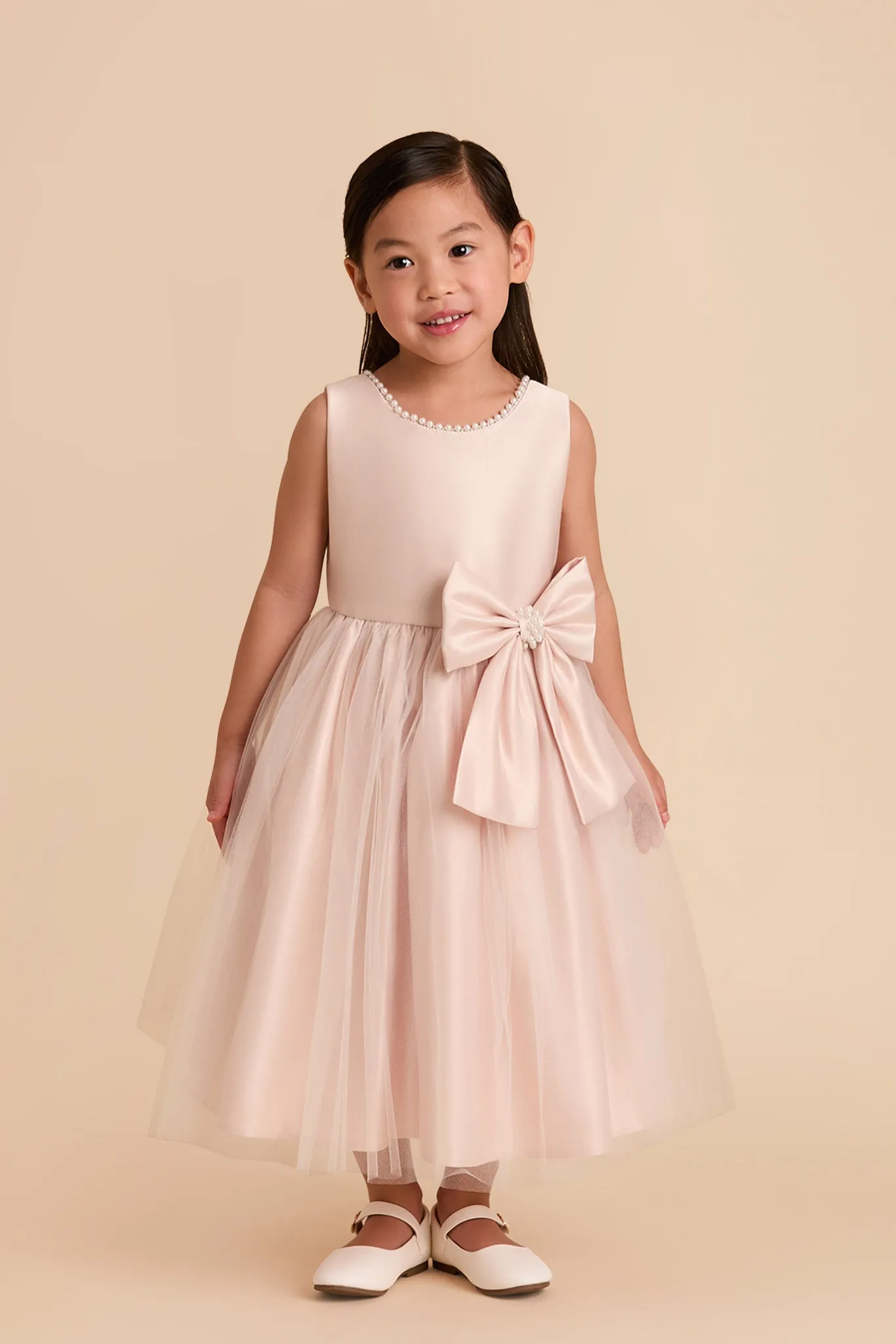 Fern Flower Girl Dress - Blush sold by Birdy Grey
