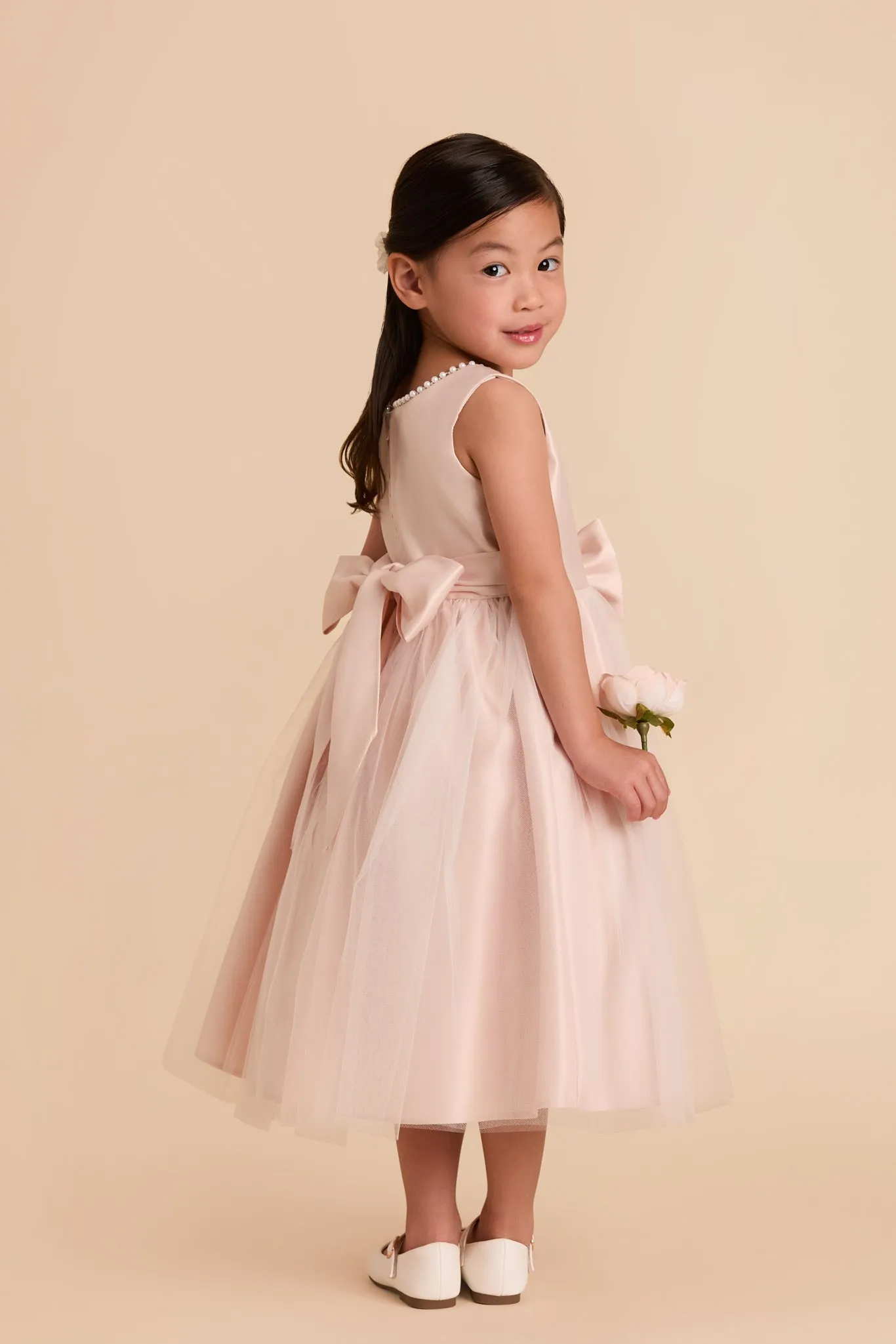Fern Flower Girl Dress - Blush sold by Birdy Grey product image thumbnail 4