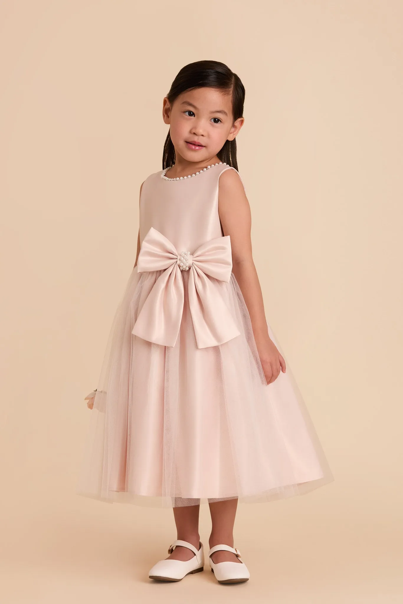 Fern Flower Girl Dress - Blush sold by Birdy Grey product image thumbnail 2
