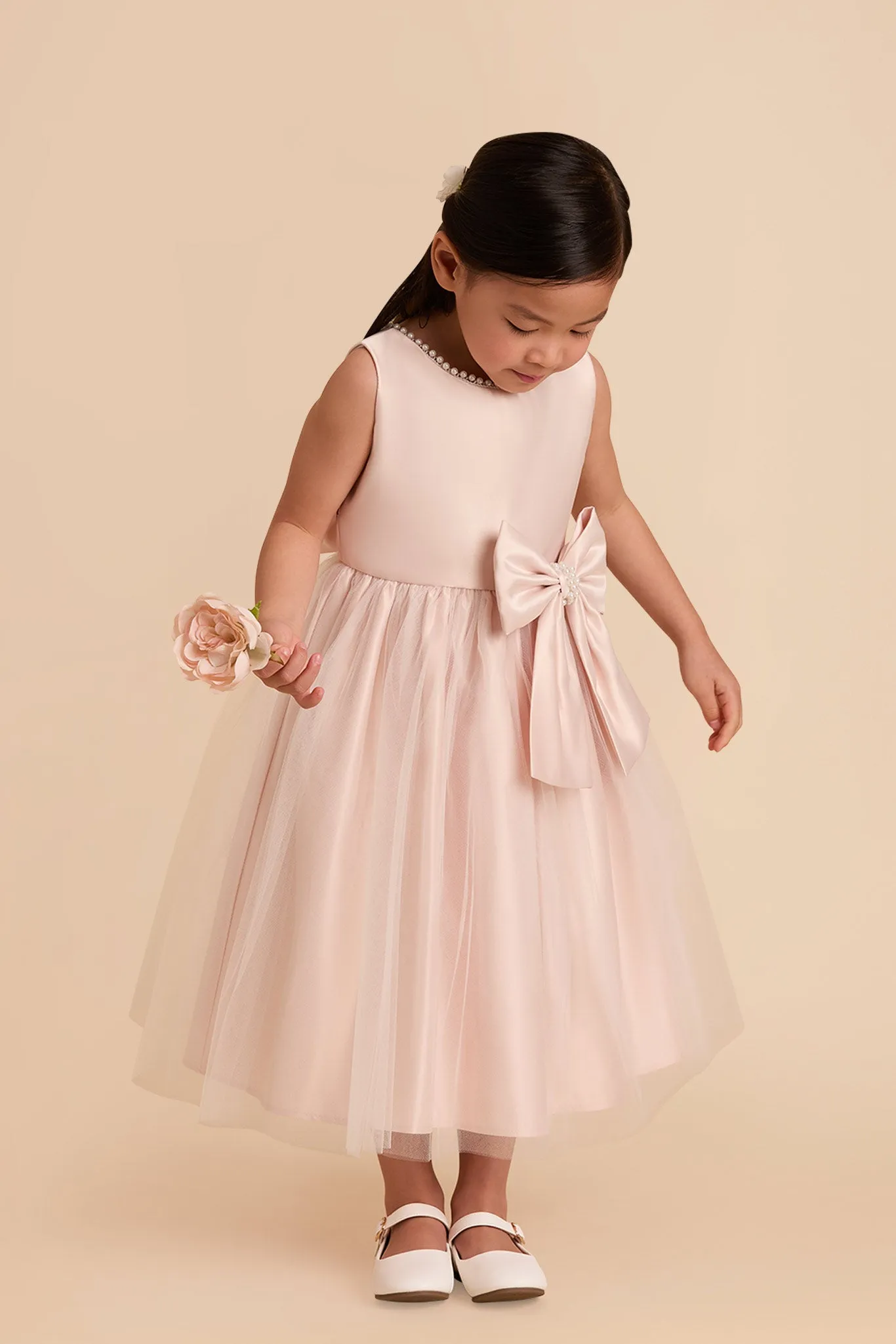 Fern Flower Girl Dress - Blush sold by Birdy Grey product image thumbnail 3