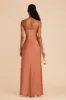 Lisa Long Matte Satin Dress - Terracotta sold by Birdy Grey