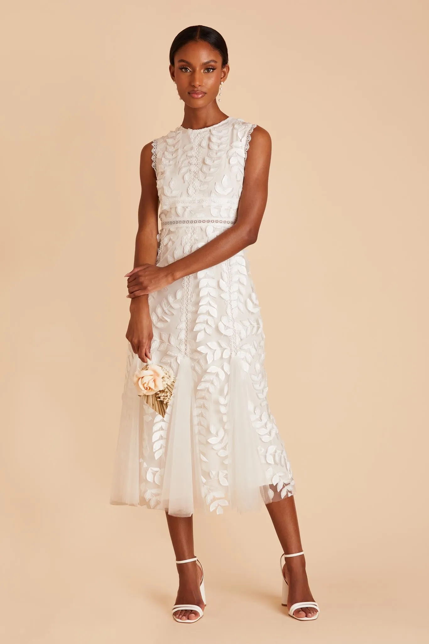 Summer Embroidered Dress - White sold by Birdy Grey