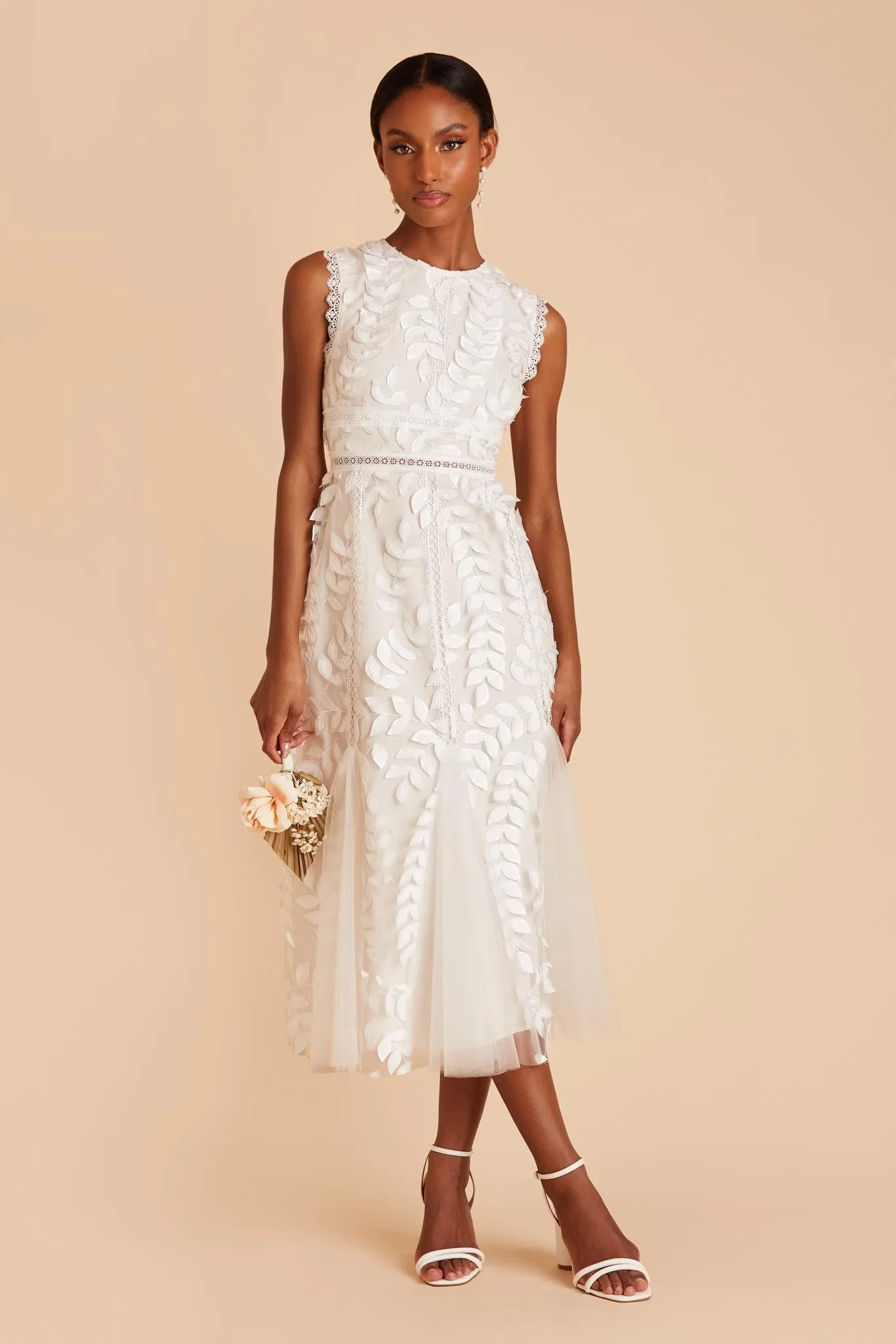 Summer Embroidered Dress - White sold by Birdy Grey product image thumbnail 3