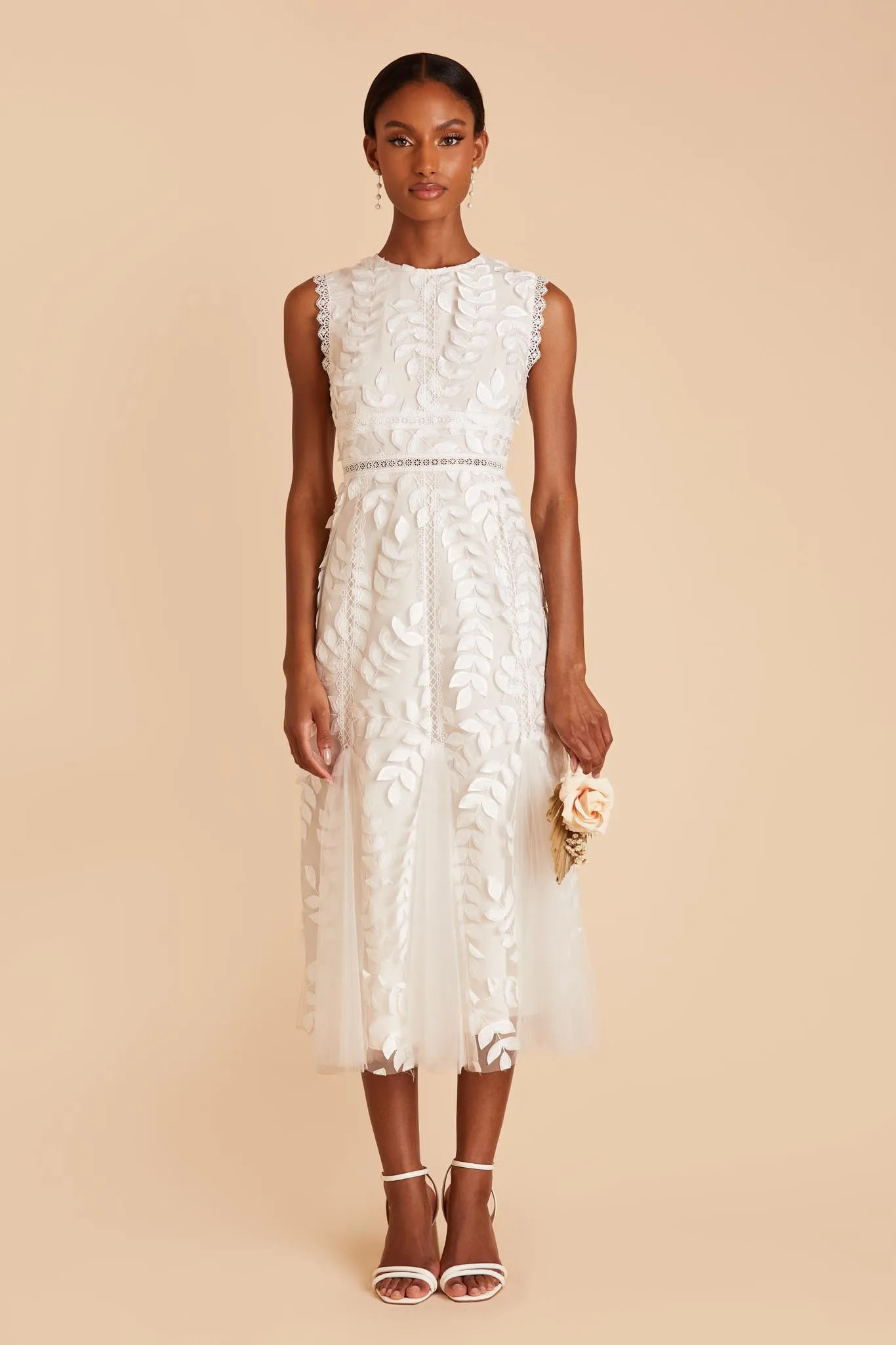 Summer Embroidered Dress - White sold by Birdy Grey product image thumbnail 4