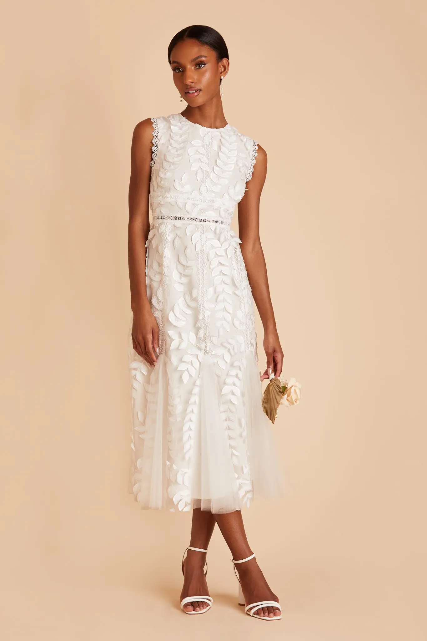 Summer Embroidered Dress - White sold by Birdy Grey product image thumbnail 5