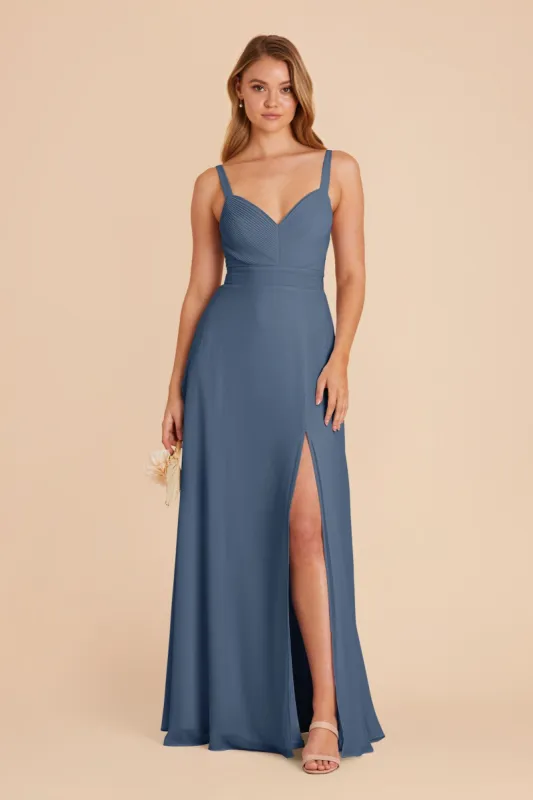 Deborah Chiffon Dress - Twilight sold by Birdy Grey