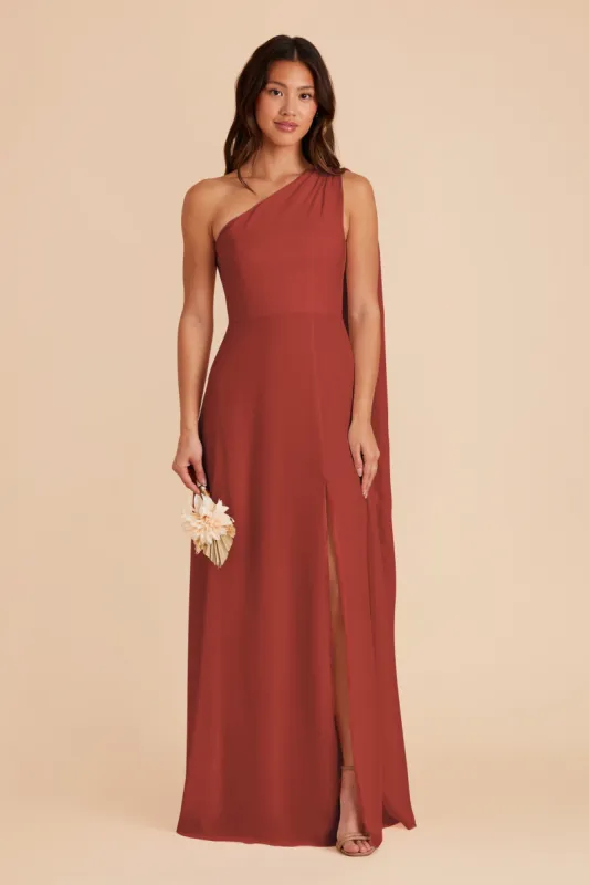 Melissa Chiffon Dress - Spice sold by Birdy Grey