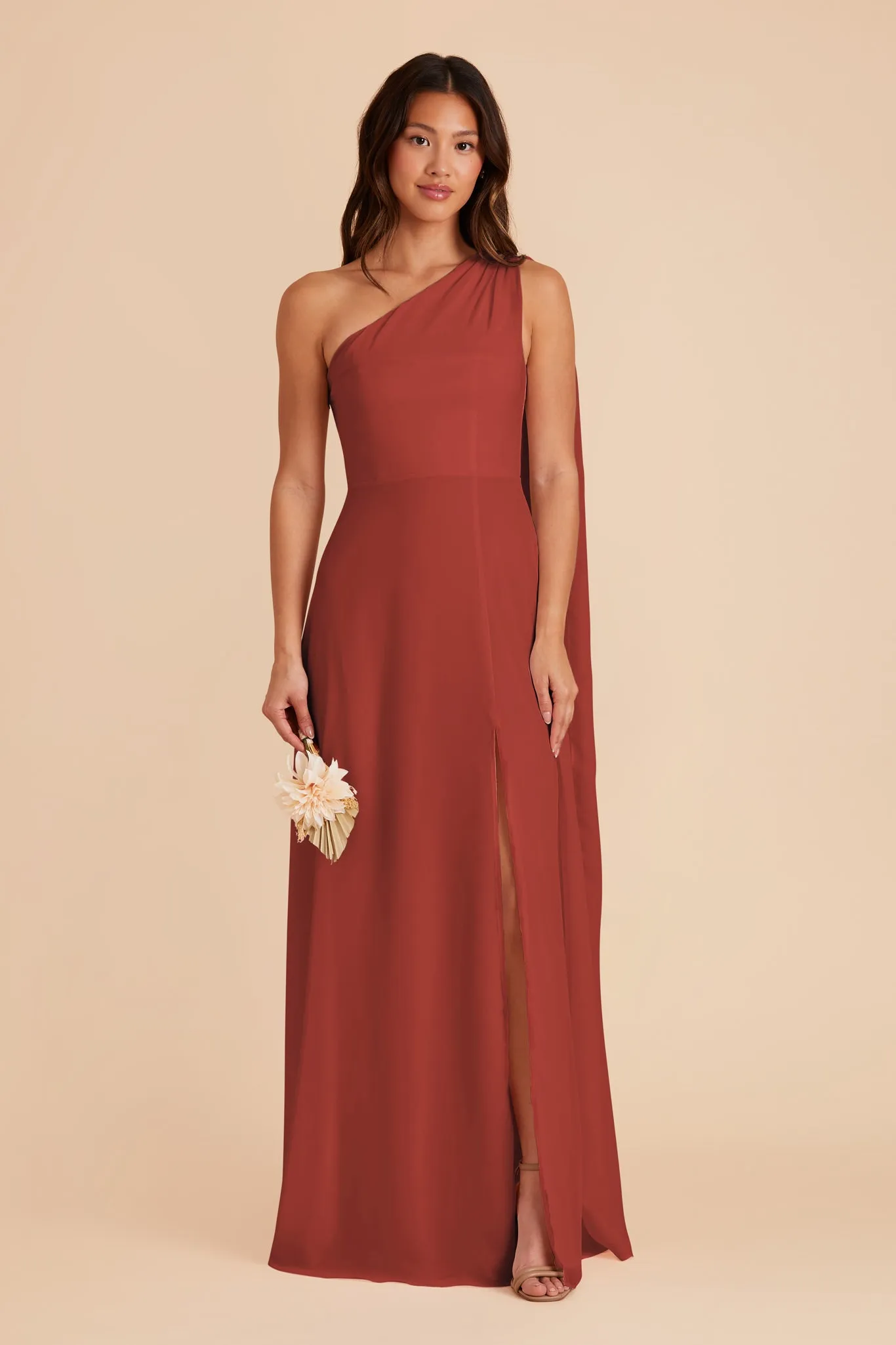 Melissa Chiffon Dress - Spice sold by Birdy Grey