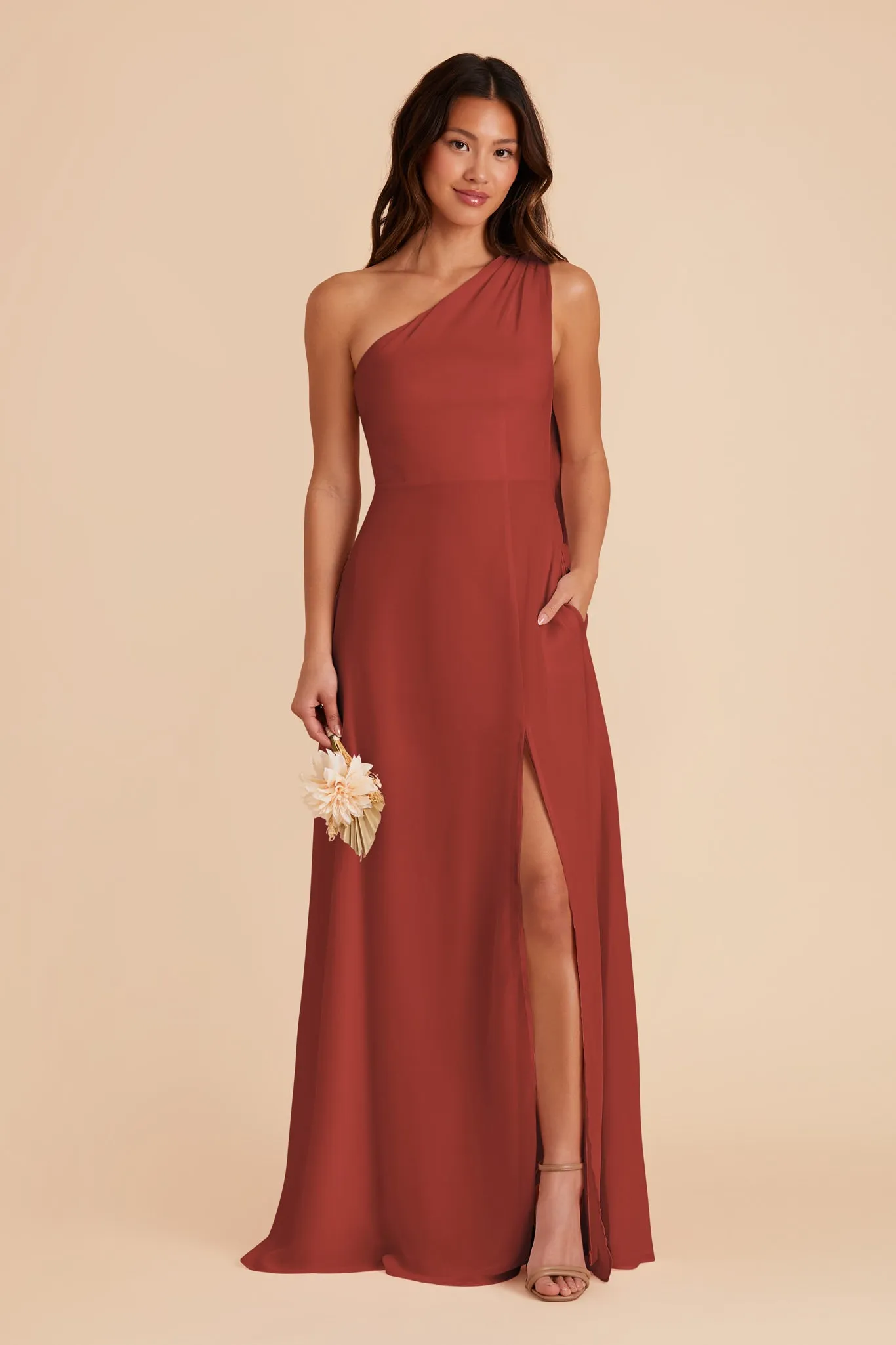 Melissa Chiffon Dress - Spice sold by Birdy Grey product image thumbnail 4