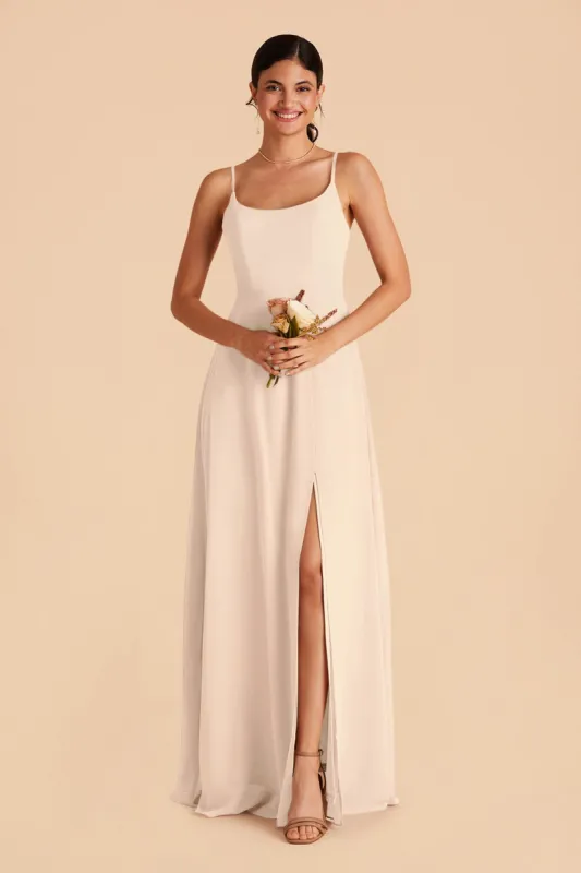 Amy Chiffon Dress - Champagne sold by Birdy Grey