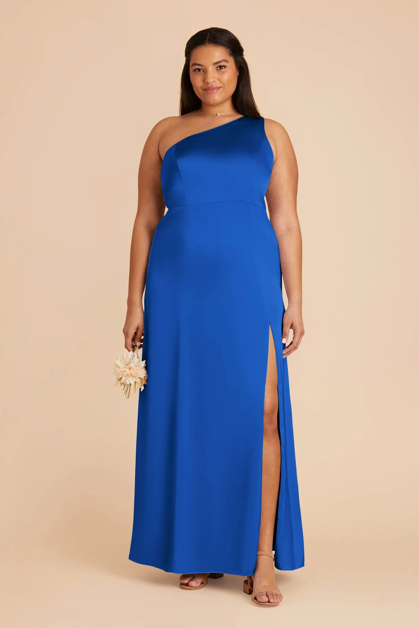 Kira Matte Satin Dress - Cobalt Blue sold by Birdy Grey product image thumbnail 2