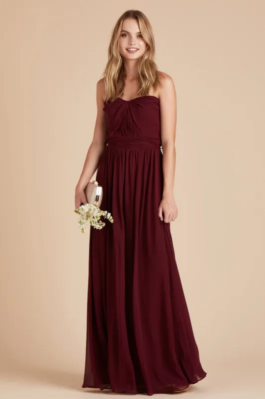 Chicky Convertible Dress - Cabernet sold by Birdy Grey