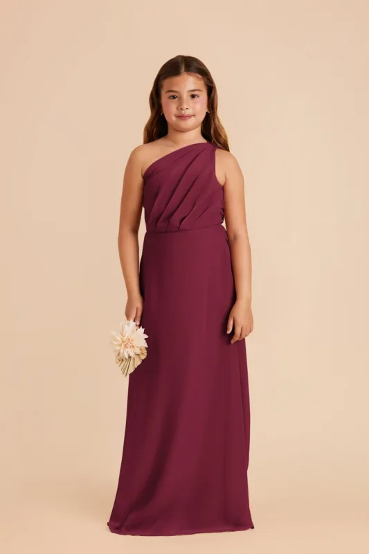 Kiara Junior Chiffon Dress - Berry sold by Birdy Grey
