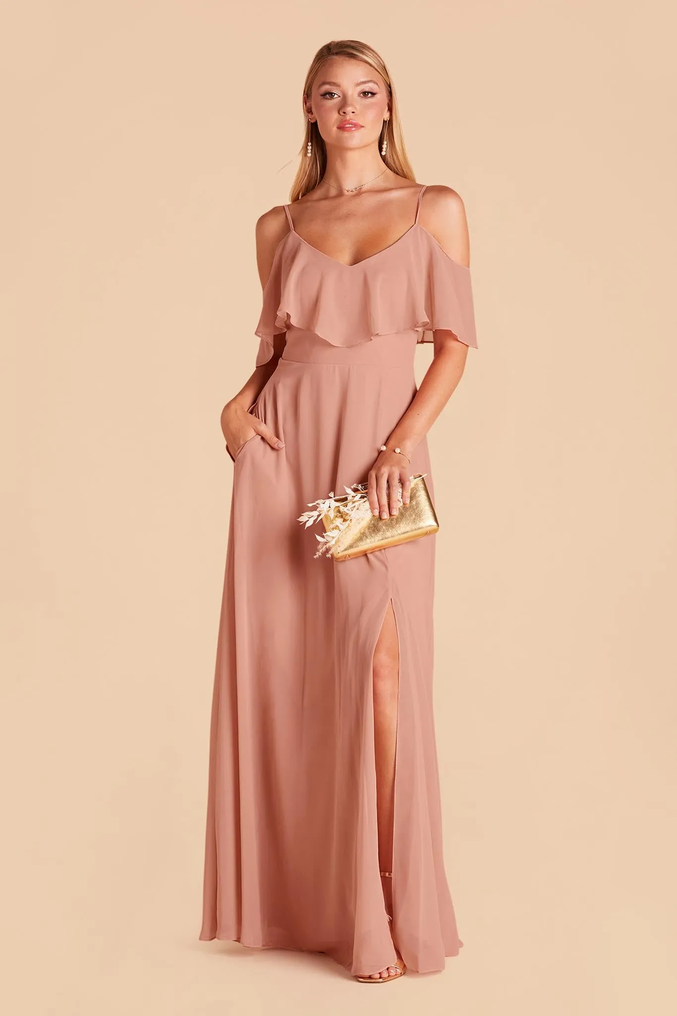 Jane Convertible Dress - Dusty Rose sold by Birdy Grey product image thumbnail 4