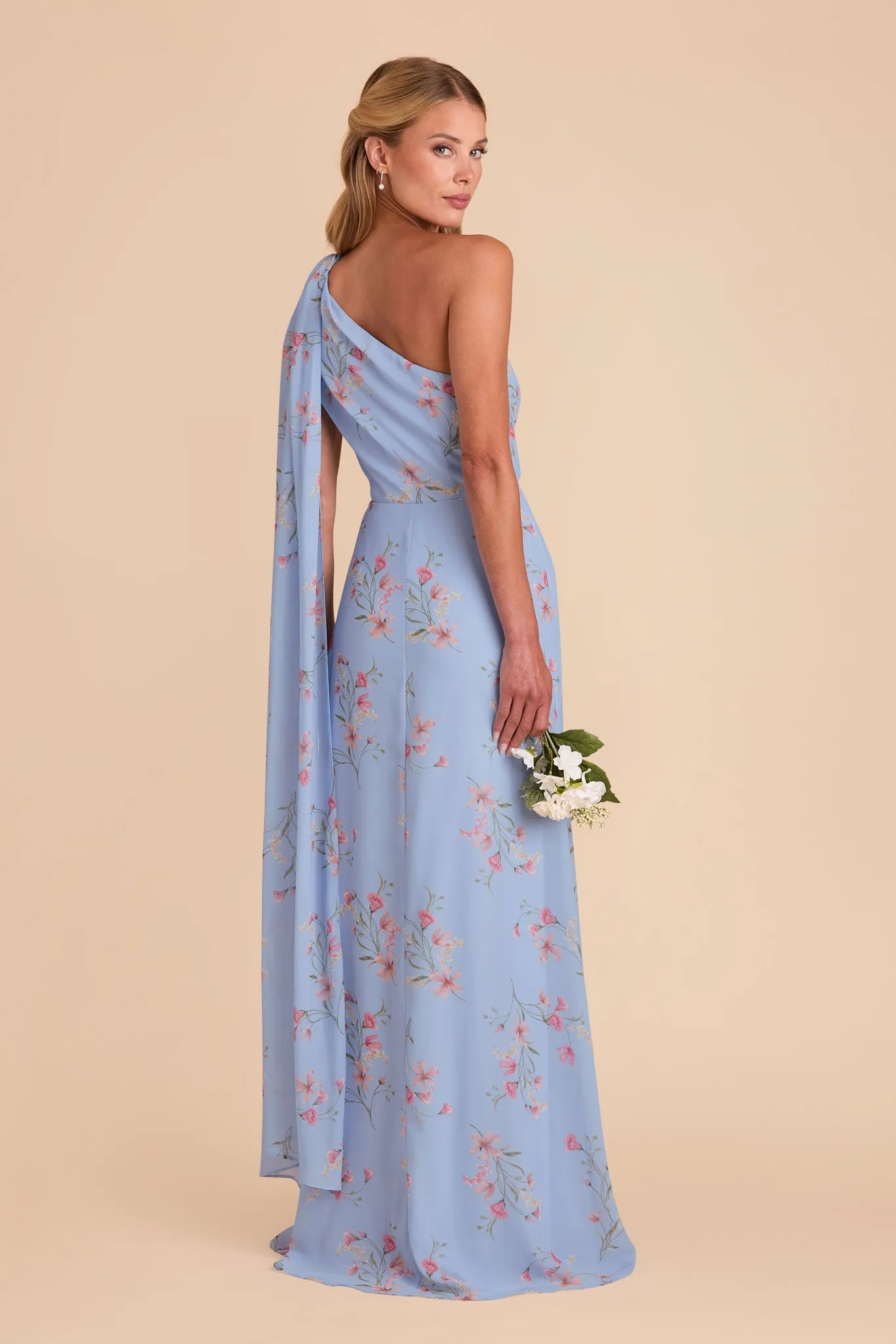 Melissa Chiffon Dress - Periwinkle Blue Le Fleur sold by Birdy Grey product image thumbnail 5