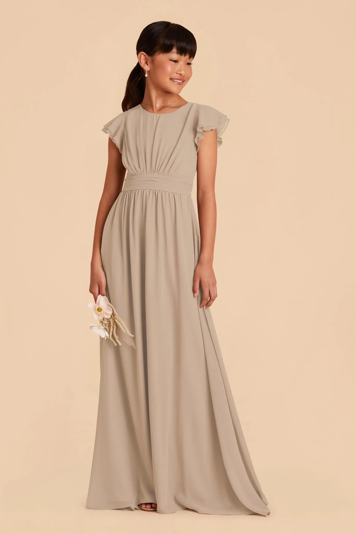 Celine Junior Dress - Almond sold by Birdy Grey product image thumbnail 4