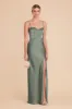Jessica Matte Satin Dress - Sea Glass sold by Birdy Grey