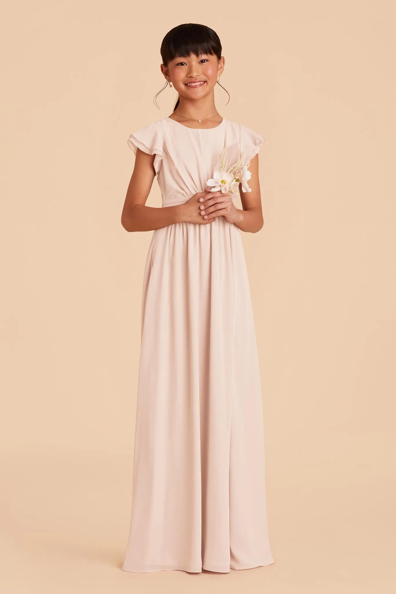 Celine Junior Dress - Pale Blush sold by Birdy Grey product image thumbnail 4